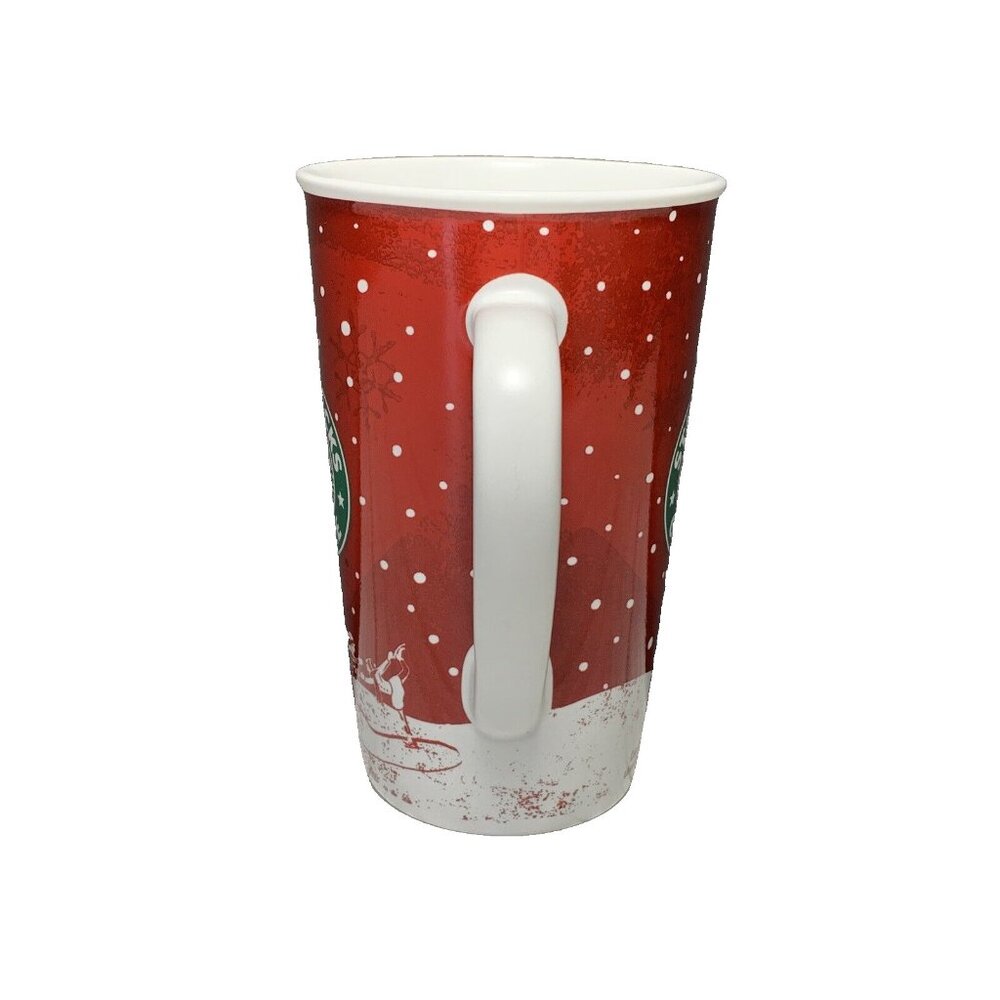 Starbucks Holiday Ceramic 16 Oz. Tall Coffee Mug 2007 - Picture 4 of 7